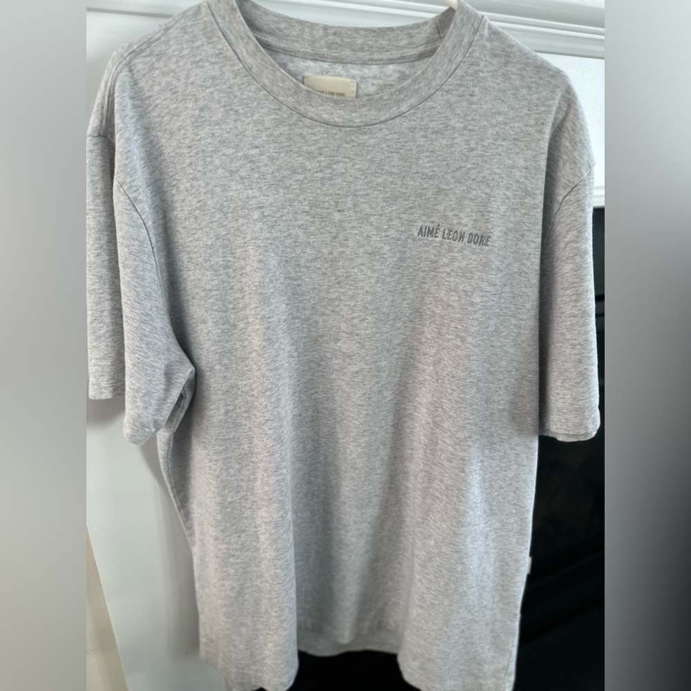 Aime Leon Dore men’s tshirt size: XL  color: light gray